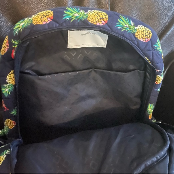 Vera Bradley Pineapple / Toucan Print Backpack - Picture 3 of 4